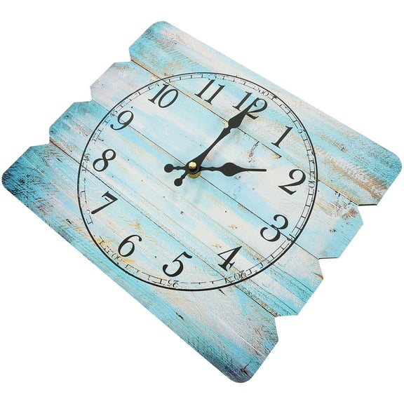 2 Pieces Clock Wall Unusual Clocks Silent Vintage Home Decor Rustic Office