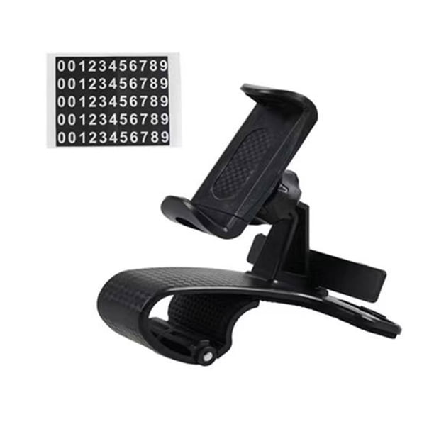 Soporte para teléfono de coche con rotación de 360 grados, antideslizante, para salpicadero, para smartphones de 4 a 7 pulgadas.