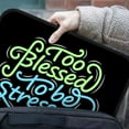 thumbnail image 4 of Too Blessed To Be Stressed iPad Sleeve - Funny Tablet Sleeve - Creative Carrying Case - 13", 4 of 5