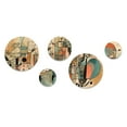 thumbnail image 2 of Designart "Mid-Century Boho Elegance in Gold" Minimalism Metal Wall Art Set of 5 Piece, 2 of 5