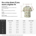 thumbnail image 5 of Balery Wild West Western Camisa Casual de Manga Corta con Botones para Hombre, Texturizada, Estilo Cubano, para Playa, Verano-Large, 5 of 5