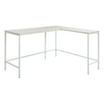 thumbnail image 4 of OSP Home Furnishings Contempo L-shaped Desk in White Oak Finish, 4 of 10