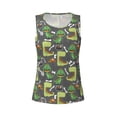 thumbnail image 4 of Lsque Cartoon Dinosaurs (2) Printed Workout Tank Tops for Women, Athletic Sports Tank Tops, Compression Sleeveless Dry Fit Shirts,Sleeveless Yoga Shirt-Medium, 4 of 9