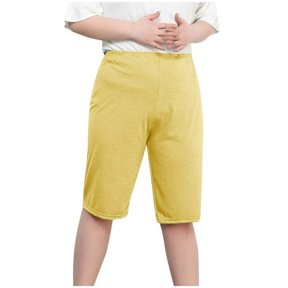 fatyb Women's Lounge Shorts Plus Size Comfy Summer Shorts Casual Elastic Waist Womens Outdoor Shorts