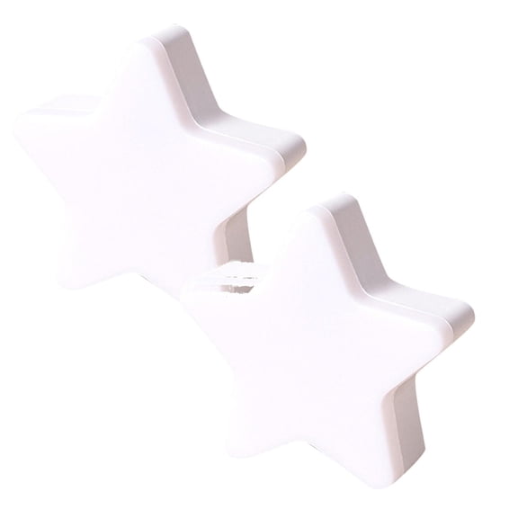 2Pack Star Night Light Plug-In Light Control Sensor Led Bedside Lamp Creative Light Night Lights Home Decor