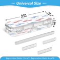 thumbnail image 3 of Plastic Pencil Box Large Capacity Pencil Boxes Clear Boxes with Snap-Tight Lid Stylish Office Supplies Storage Organizer Box Hand-drawn Bows, 3 of 7