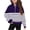 Purple, variant on Cheap Items Long Sleeve Sweatshirt for Girls Striped Block Shirt 1/2 Zip up Pullover Pocket Shirts Trendy Tops with Thumb Holes