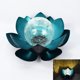 thumbnail image 4 of Muyoka Luz solar para jardín, exterior, ámbar, craquelado, globo, cristal, luz de loto, resistente al agua, metal, LED, luces de flores para patio, césped, porche, pasarela, mesa, suelo, luz solar dec Muyoka Hogar, 4 of 7