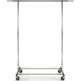 thumbnail image 4 of Housewares Goods Clothes Rail Rack Commercial Grade with Chrome Finish Wheels and Adjustabl ,Silver, 4 of 5
