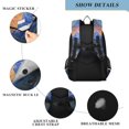 thumbnail image 4 of FORMRS Unisex School Backpack 17" Student Travel Bag with Laptop Compartment, Mountains and Forests, 4 of 7