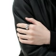 thumbnail image 5 of No Plating Stainless Steel Ring with AAA Grade CZ in Clear for Women Style DA303, 5 of 5