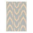 thumbnail image 2 of Pasargad Home AZ 6' x 9' Hand-Woven Lamb's Wool Light Blue/Beige Rug - All Ages, Indoors, 2 of 2