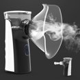 thumbnail image 2 of Nebulizador - Nebulizador para adultos y niños, mascarillas nebulizadoras portátiles para adultos y niños con problemas respiratorios, nebulizador ultrasónico de malla JM, 2 of 4