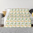 thumbnail image 1 of XMXT Throw Blanket, Yellow Daisy Seamless Decoration Machine Washable Blankets for Sofa, 60 x 50 inches Multicolor, 1 of 9