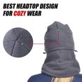 thumbnail image 3 of Ski Face Mask Fleece-Winter Warm Caps Neck Cover Hats for Men & Women - Windproof Full Face Mask Cold Weather, 3 of 5