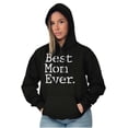 thumbnail image 3 of Best Mom Ever Mothers Day Present Women Plus Size Graphic Pullover Hoodie Brisco Brands 2X, 3 of 4