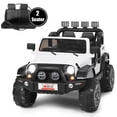 thumbnail image 4 of Gymax 12V Electric Kids Ride On Car w/ Remote Control Storage Box  Music White, 4 of 10