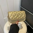thumbnail image 3 of Nuevo bolso de hombro con cadena, moderno y sencillo, de piel sintética, tipo Joker, pequeño bolso de hombro dorado, 3 of 5