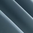 thumbnail image 4 of Sun Zero Nolan 1-Piece Energy Saving Blackout Grommet Curtain Panel, 54"X108", Denim Blue, 4 of 9