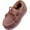Baby Pink, variant on NORTY Kid's Boy Girl Unisex Suede Leather Moccasin Slippers, Flat Heel Medium Moc Toe