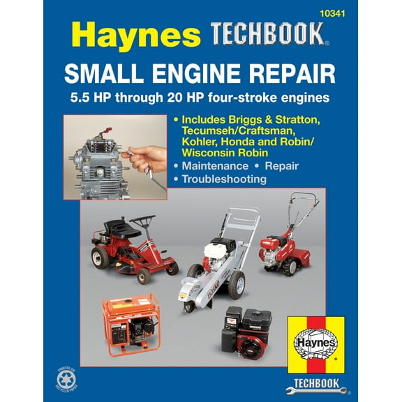 Small Engine Repair 5.5 HP through 20 HP Haynes Techbook (USA) ^