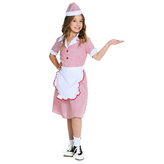 Girl's 50s Car Hop Costume