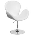 thumbnail image 1 of Bowery Hill Chaise de Réception en Cuir en Blanc, 1 of 1