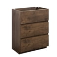 thumbnail image 2 of Floor Cabinet in Walnut Color Three Drawers Maximized Storage for Bathroom Modern Finish, 2 of 3