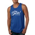 thumbnail image 1 of Wild Bobby, Yay Sports Do the Things Get the Points Father's Day Mens Tank Top, Royal, 3X-Large, 1 of 6