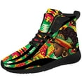 thumbnail image 5 of Aidianart Womens African High Top Shoes High Top Sneakers Size 5, 5 of 5