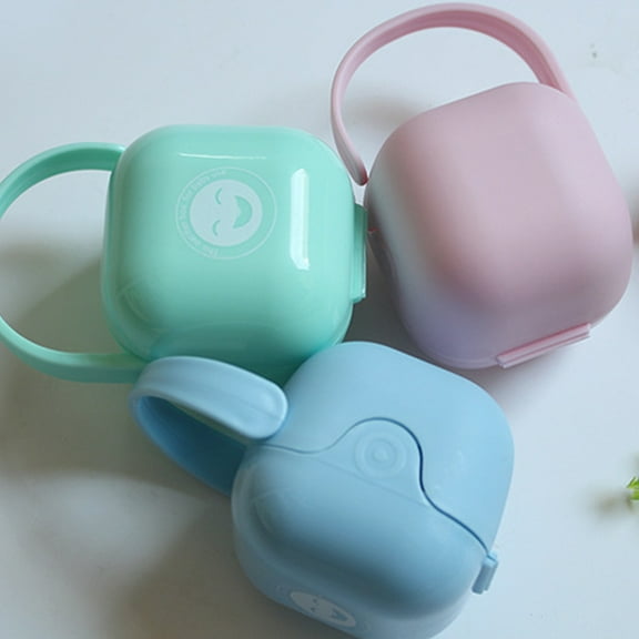 OUNONA 2 Pcs Dummies Caddy Pacifier Storage Box Pacifier Keeper Baby 10.00X6.00X6.00CM