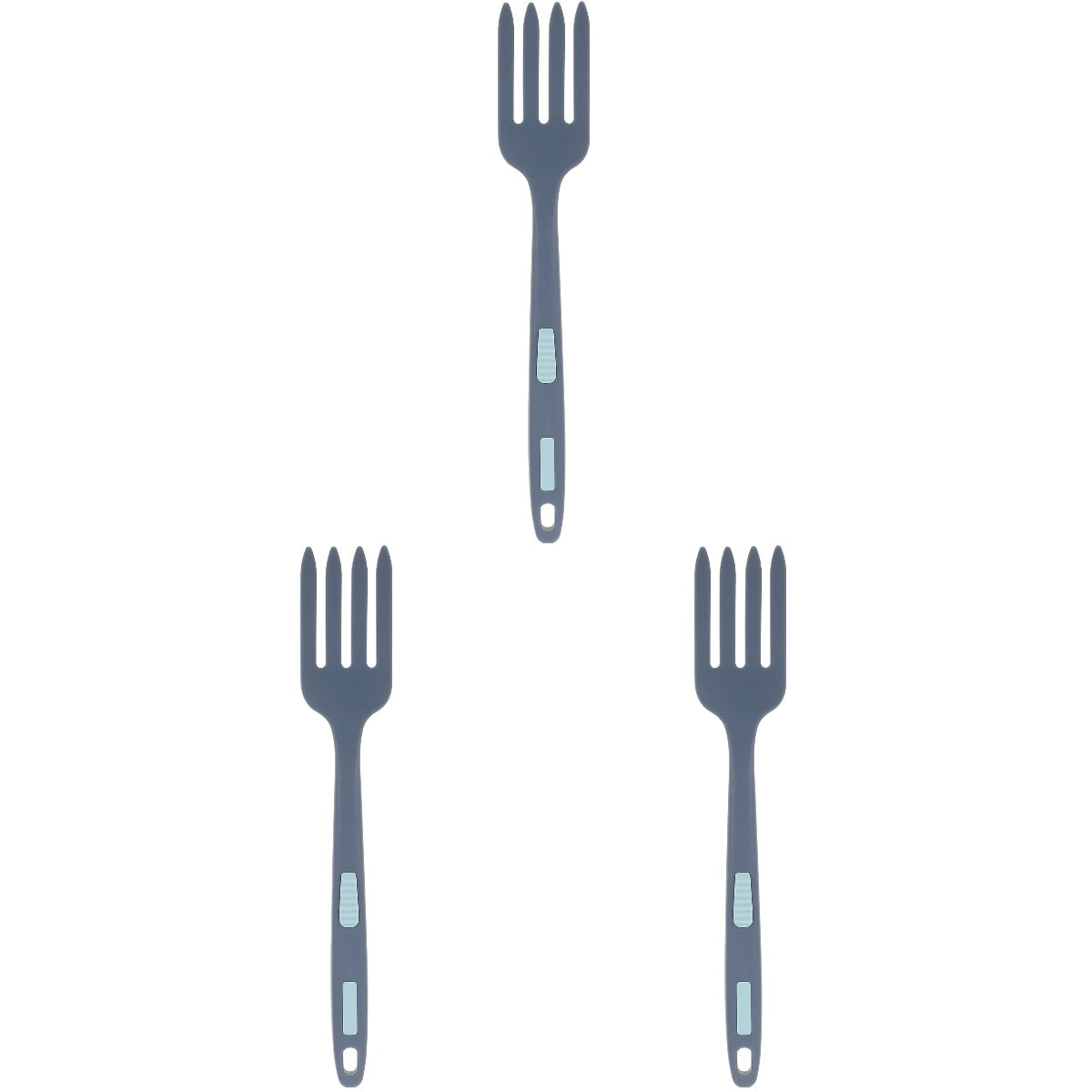 HOMEMAXS 3pcs Silicone Cooking Fork Noodle Cooking Fork Food Fork