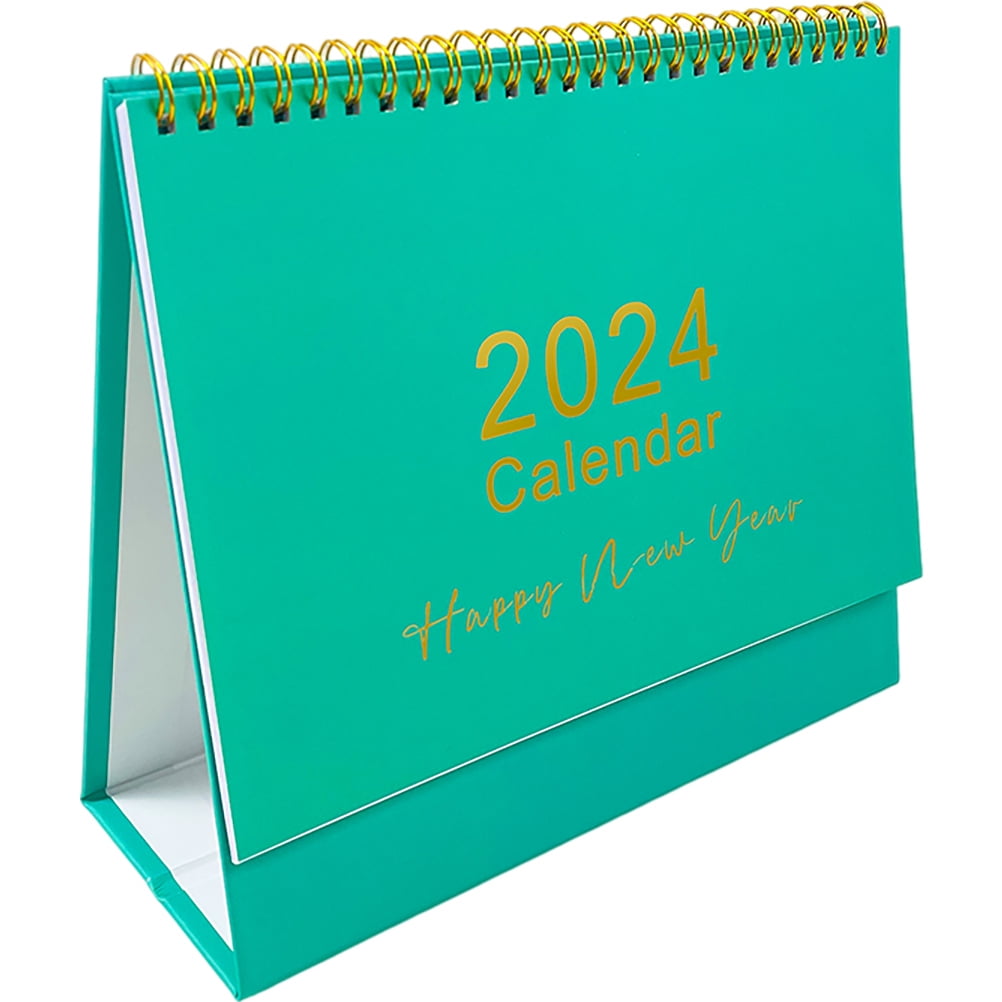 Full year calendar small desk calendar standing calendar desk calendar