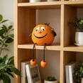 thumbnail image 7 of Cute Resin Fruit Figurines with Dangling Legs – Whimsical Apple, Banana & Strawberry Shelf Sitters for Home Office Desk Decor & Funny Gift, 7 of 7