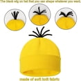thumbnail image 3 of IROOZIGOTO Unisex Halloween Costume Accessory Set Yellow Beanie Hat Goggles and Black Gloves for Cosplay Dress Up Party, 3 of 6
