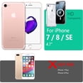 thumbnail image 2 of Étui Hybride Magnétique XUCP-Rigide Compatible avec iPhone SE3 SE2 SE 8 7 Étui MagSafe, Protection Militaire, Antichoc Coussin Gonflable, Résistant aux Rayures, Charge Sans Fil Qi, Couverture en Silicone Anti-Jaunissement, Transparent, 2 of 4