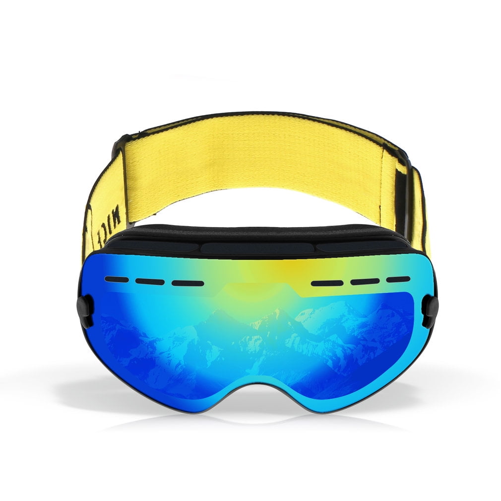 OUTAD Ski Goggles, Snowboard Snowmobile Frameless Goggles Magnet Lens UV400 Protection by