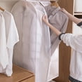 thumbnail image 5 of 1PCS Dust Cover Clothes Hanging Bag Enclosed Clothes Rack Floor Hanger Cover Wardrobe Storage Cover plastic, 5 of 7