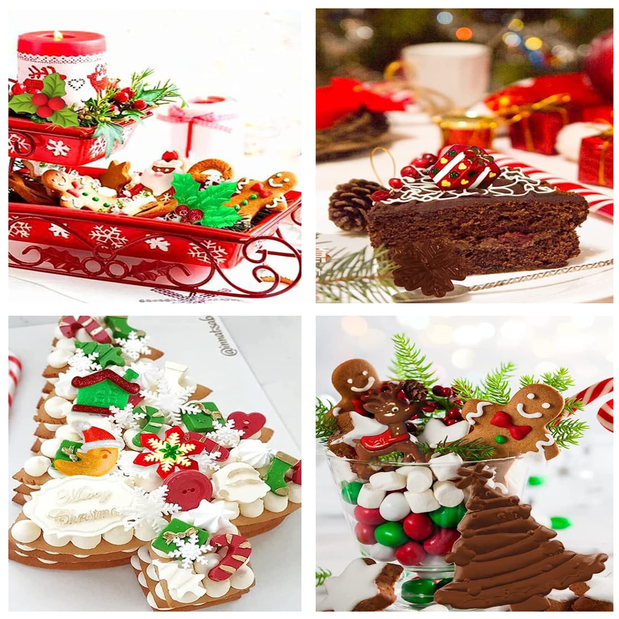 SNOWFLAKE MOLD SET, Fondant Mold, Winter Holiday Chocolate Mold, Christmas  Mold, Cupcake Decoration, Winter Wonderland Molds for Treats