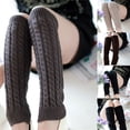 thumbnail image 4 of Women Winter Knitted Crochet Leg Warmers Legging Boot, 4 of 5