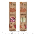 thumbnail image 1 of Popotes de papel Flink biodegradables 20 cm varios colores 50 pzas, 1 of 3