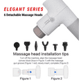thumbnail image 3 of Xfitonway Premium Percussive Therapy Elegant Massage Gun – White, 3 of 6