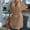 Khaki, variant on Summer Savings EGNMCR Bathing Suit Cover Up for Women Women's New Fashion Beach Solid Hem Cover Up Swimwear