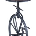 thumbnail image 4 of Armen Living Tabouret de Bar Réglable en Gris Industriel, 4 of 9