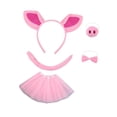 thumbnail image 2 of Conjunto de disfraz de cerdo, accesorios para sombreros, disfraces para fiestas, espectáculos de escenario de Halloween Falda de tul, 2 of 7