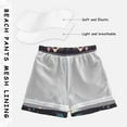 thumbnail image 3 of FORMRS Boys Swim Trunks Quick Dry Mesh Liner Boardshorts Sizes XS-XL, Pink Record, 3 of 7