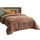 thumbnail image 1 of Cobertor Matrimonial Elefantito Velvet Almendra Color Café Tela Tipo Terciopelo, 1 of 6