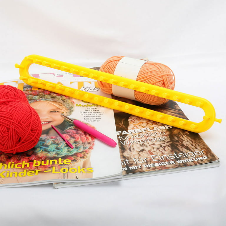 Knitting Loom Scarf Weaving Board Looming Kit DIY Tools