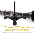 thumbnail image 2 of WHAMVOX 1 Pcs Non-slip Clarinet Stand Modern Black Holder For Musicians Travel, 2 of 7