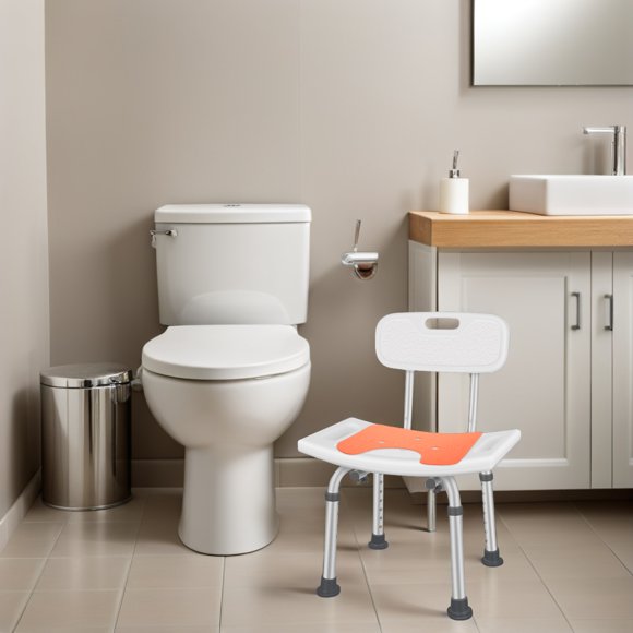 BRIGHTFUFU Cojín Para De Ducha Con Base Estable Y Ergonómico En